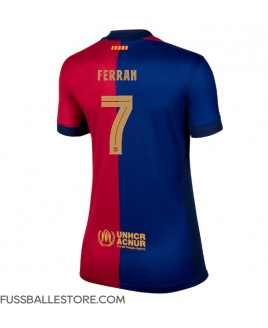 Günstige Barcelona Ferran Torres #7 Heimtrikot Damen 2024-25 Kurzarm